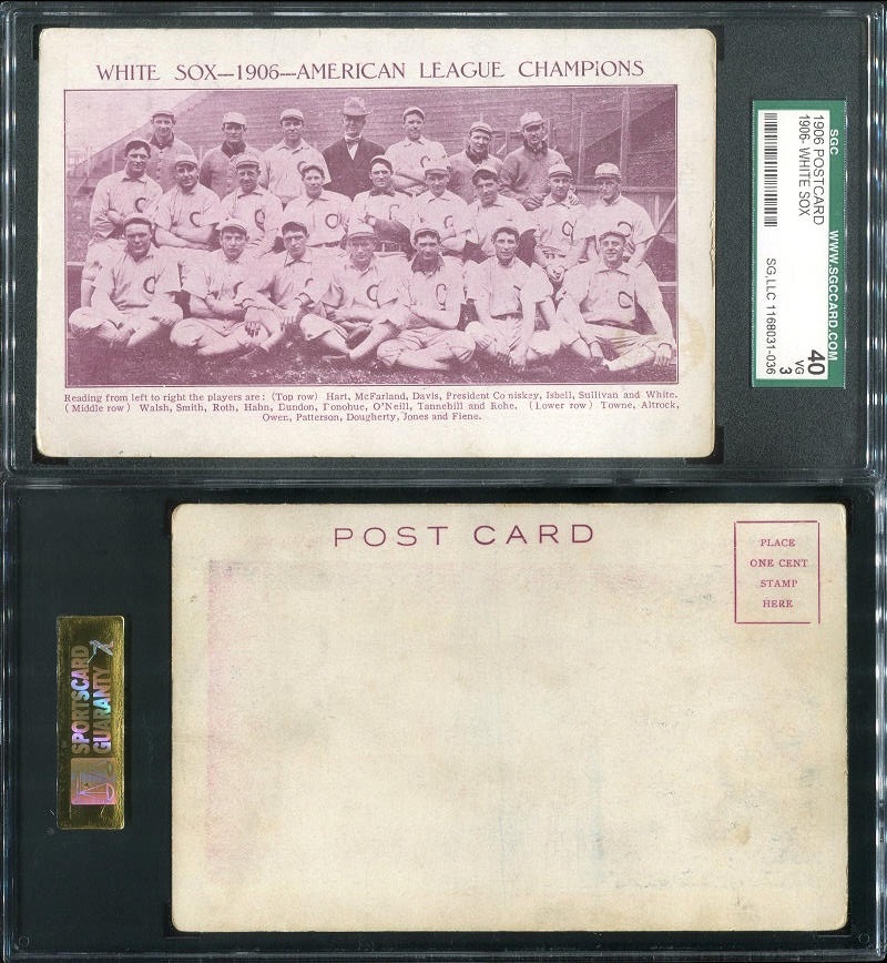 1906 White Sox Postcard Identification -  Forums