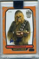 2018 Topps Archives Chewbacca - Peter Mayhew auto