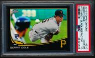 2013 Topps Chrome 210 Gerrit Cole Black Refractor 079/100 - PSA 10