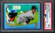 2013 Topps Chrome 210 Gerrit Cole Blue Refractor 090/199 - PSA 9