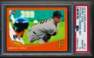 2013 Topps Chrome 210 Gerrit Cole Orange Refractor - PSA 10