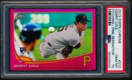 2013 Topps Chrome 210 Gerrit Cole Pink Refractor 5/5 - PSA 10