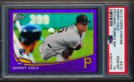 2013 Topps Chrome 210 Gerrit Cole Purple Refractor - PSA 10