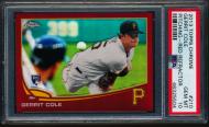 2013 Topps Chrome 210 Gerrit Cole Red Refractor 06/25 - PSA 10