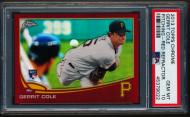 2013 Topps Chrome 210 Gerrit Cole Red Refractor 21/25 - PSA 10