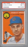 #219 - Charlie Kress - PSA 7