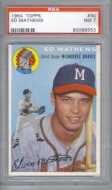 #030 - Eddie Mathews - PSA 7