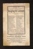 19th Century Trade Card - Back