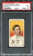 1909-11 T206 Christy Mathewson Portrait - PSA 3.5 Pied 150
