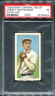 1909-11 T206 Christy Mathewson White Cap - PSA 1 SC 350/25