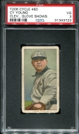 1909-11 T206 Cy Young Glove Shows - PSA 3 Cycle 460