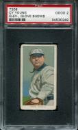 1909-11 T206 Cy Young Glove Shows - PSA 2 Sov 350