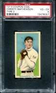 1914 T213-2 Coupon Christy Mathewson - PSA 4