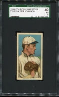 1914 T213-2 Coupon Walter Johnson - SGC 40