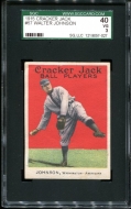 1915 Cracker Jack Walter Johnson - SGC 40