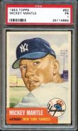 1953 Topps Mickey Mantle - PSA 1