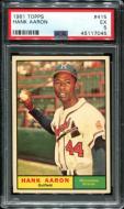 1961 Topps Hank Aaron - PSA 5