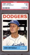 1964 Topps Don Drysdale - PSA 7