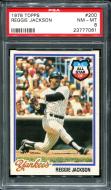 1978 Topps Reggie Jackson - PSA 8