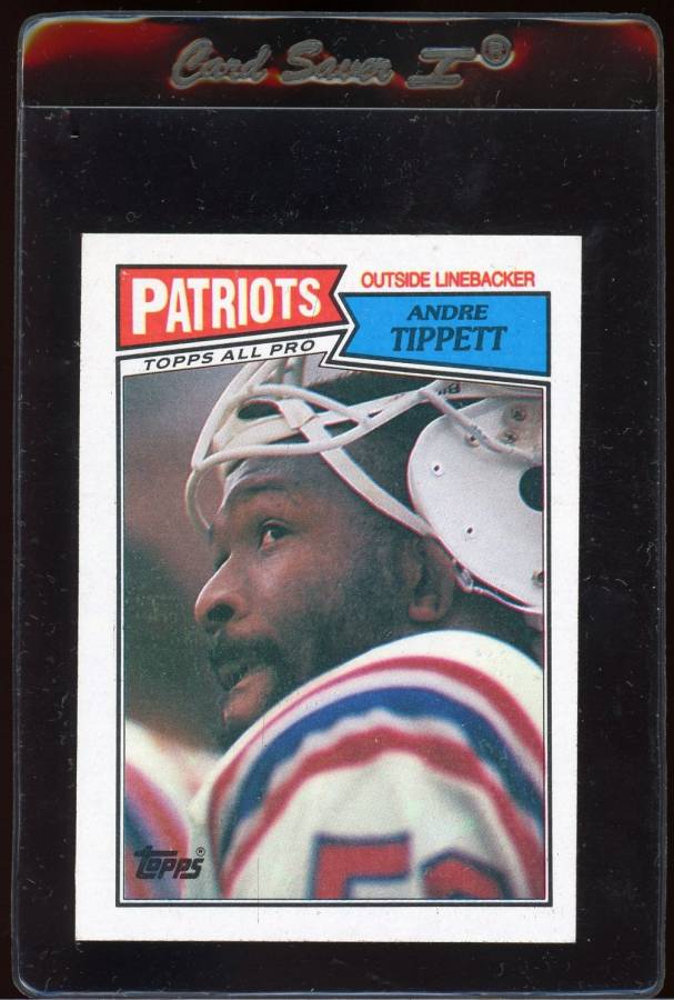 thumbnail image 2 of 1984 Topps #143 Andre Tippett New England Patriots Rookie Card - HOF, NM Condition 2 of 3