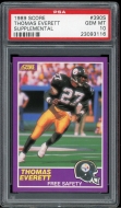 1989 Score Supp. #390S TE - PSA 10 RC