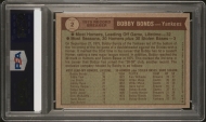 010022 - 1976 TOPPS #2 BOBBY BONDS REC. BREAKER - PSA MINT 9 - PC