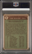 010052 - 1976 TOPPS #5 TOM SEAVER REC. BREAKER - PSA NM-MT 8 - PC