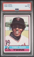 010351 - 1976 TOPPS #35 TONY OLIVA - PSA NM-MT 8 - PC - $75 - $80