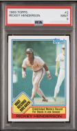 080021 1983 Topps #2 RICKEY HENDERSON RECORD BREAKER - PSA 9 - PC - $25