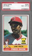 1976 Topps #340 Jim Rice - PSA 8 - $20.00