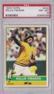 1976 Topps #405 Rollie Fingers - PSA 8 - $10.00