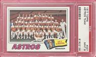 1977 TOPPS #327 ASTRO'S TEAM - PSA MINT 9 - PC