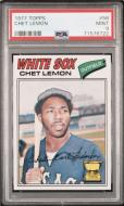 1977 Topps # 58 Chet Lemon - PSA Mint 9 - $75 - $80
