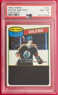 1980 TOPPS #182 WAYNE GRETZKY TEAM LEADER - PC - PSA 8