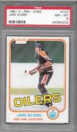 1981 O Pee Chee #107 Jari Kurri - PSA 8 - $35.00