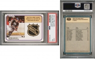 1981 O-PEE-CHEE #383 WAYNE GRETZKY LEAGUE LEADER - PC - PSA 7