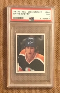 1981 O-PEE-CHEE STICKER #264 WAYNE GRETZKY - PC - PSA 7