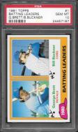 1981 Topps #  1 Batting Leaders - Brett / Buckner - PSA 10 - $15.00