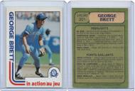 07-O2011 - 1982 O-PEE-CHEE #201 GEORGE BRETT IN ACTION - NM - PC - $5.00