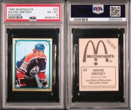 1982 MCDONALDS STICKERS #20 WAYNE GRETZKY - PC