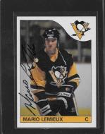 1985 Topps #  9 Mario Lemieux - Autographed - $100.00