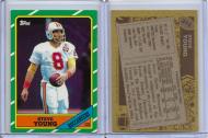 FB: 1986 Topps #374 Steve Young - RC - $8.00