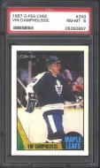 1987 O Pee Chee #243 Vin Damphousse - PSA 8 - $7.00