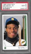 1989 Upper Deck #1 Ken Griffey Jr. - PSA 10 - $400