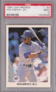1990 Leaf Preview #4 Ken Griffey Jr. - PSA 9 - $300