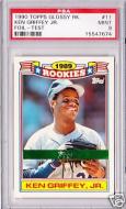1990 Topps - Rookies #11 Ken Griffey Jr - PSA 9 - Green Foil - $25.00