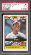 1990 Topps - Rookies #11 Ken Griffey Jr. - PSA 9 - Gold Foil - $25.00