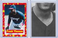 1991 Unlicensed - Justice Red W/ Yellow Stars Frank Thomas - Mint - $10.00