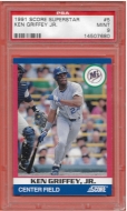 1991 Score Superstar #5 - PSA 9 - $10.00