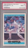1992 Donruss Preview # 7 - PSA 9 - $20.00